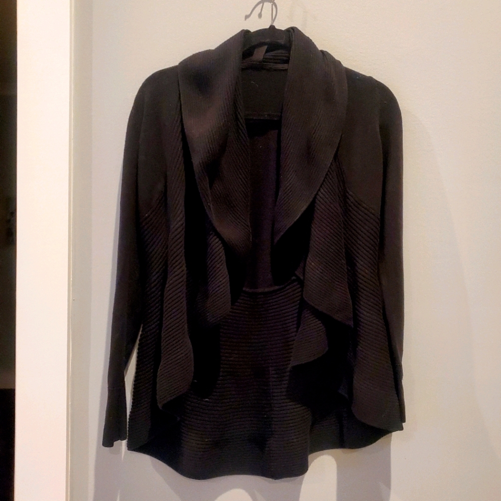 Black house white market black cardigan